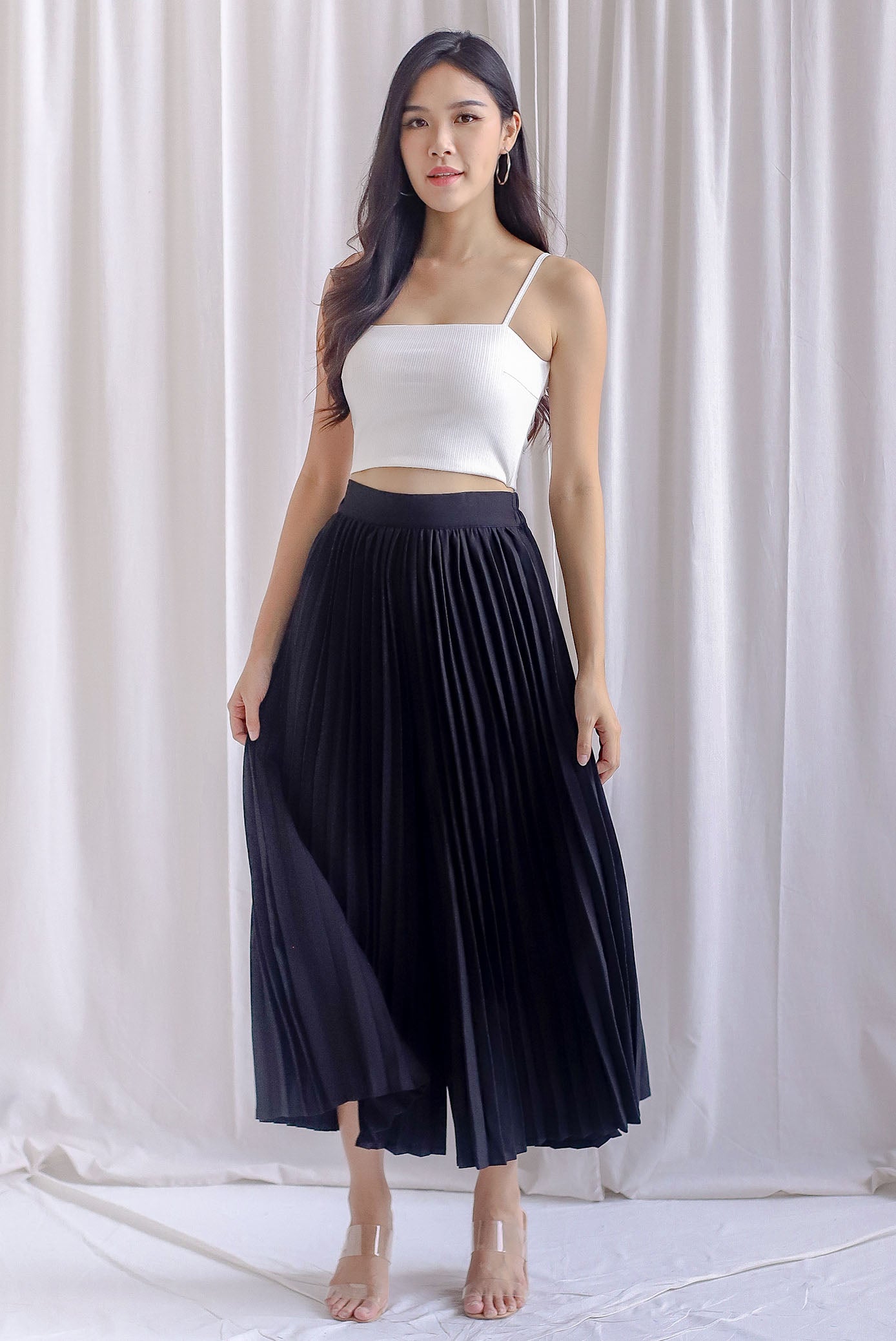 Pleated maxi clearance skirt size 18