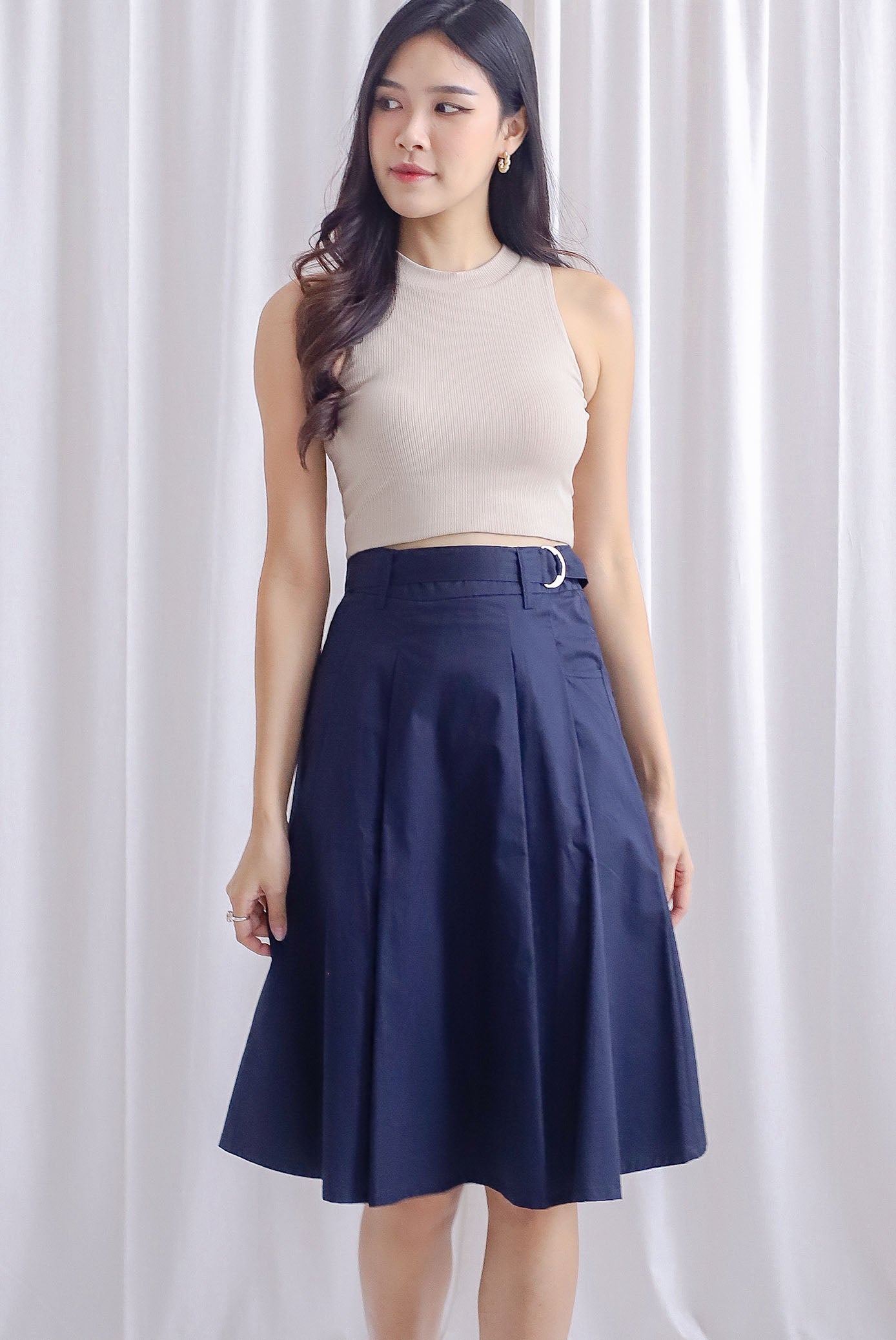 Navy skirt work best sale