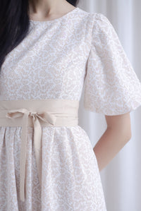 Primrose Two Ways Sleeve Lace Maxi Dress In White