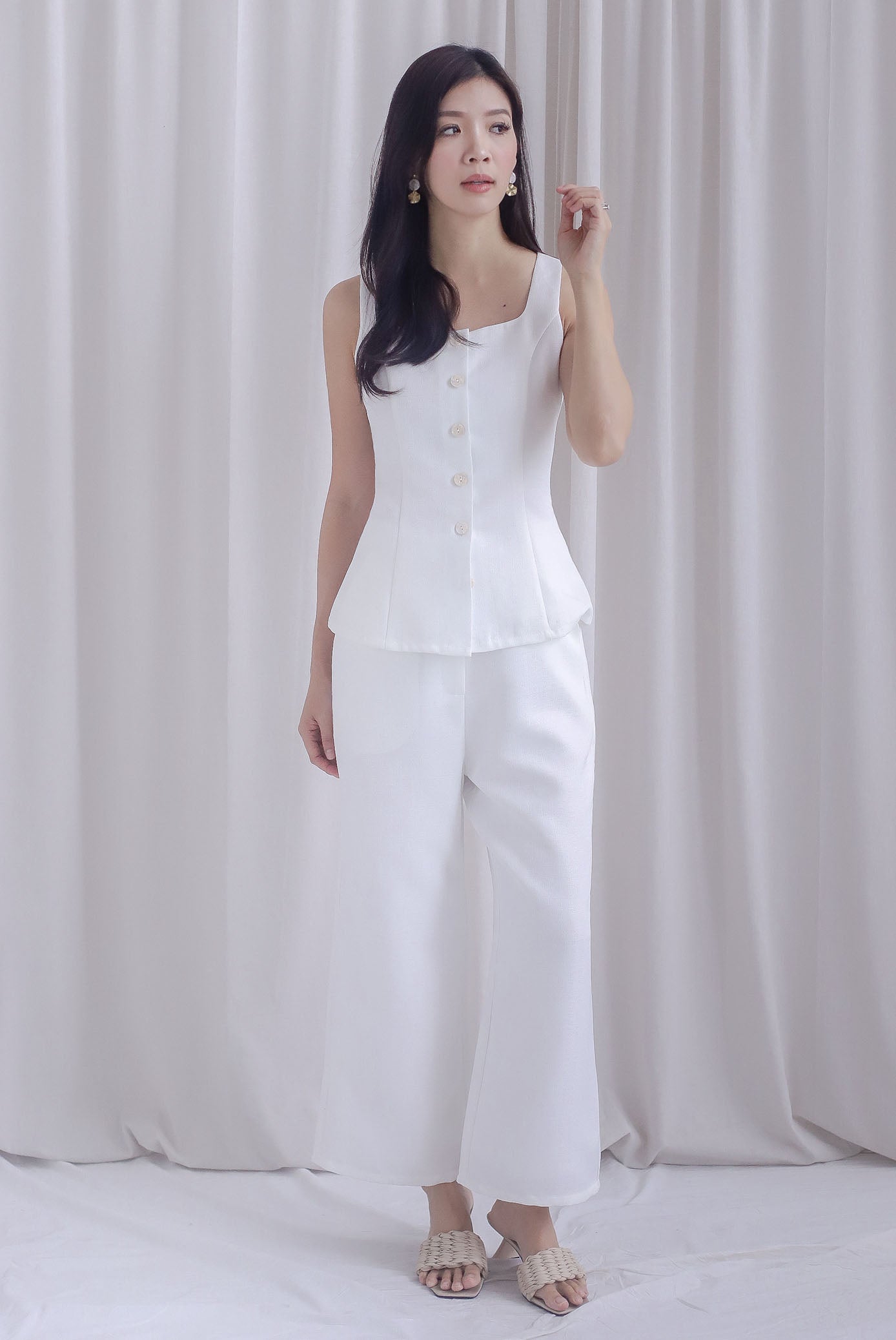 Raquel Trousers In White