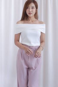 Sienna Off Shoulder Top In White