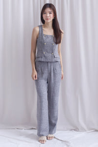 Steffi Tweed Pants In Black