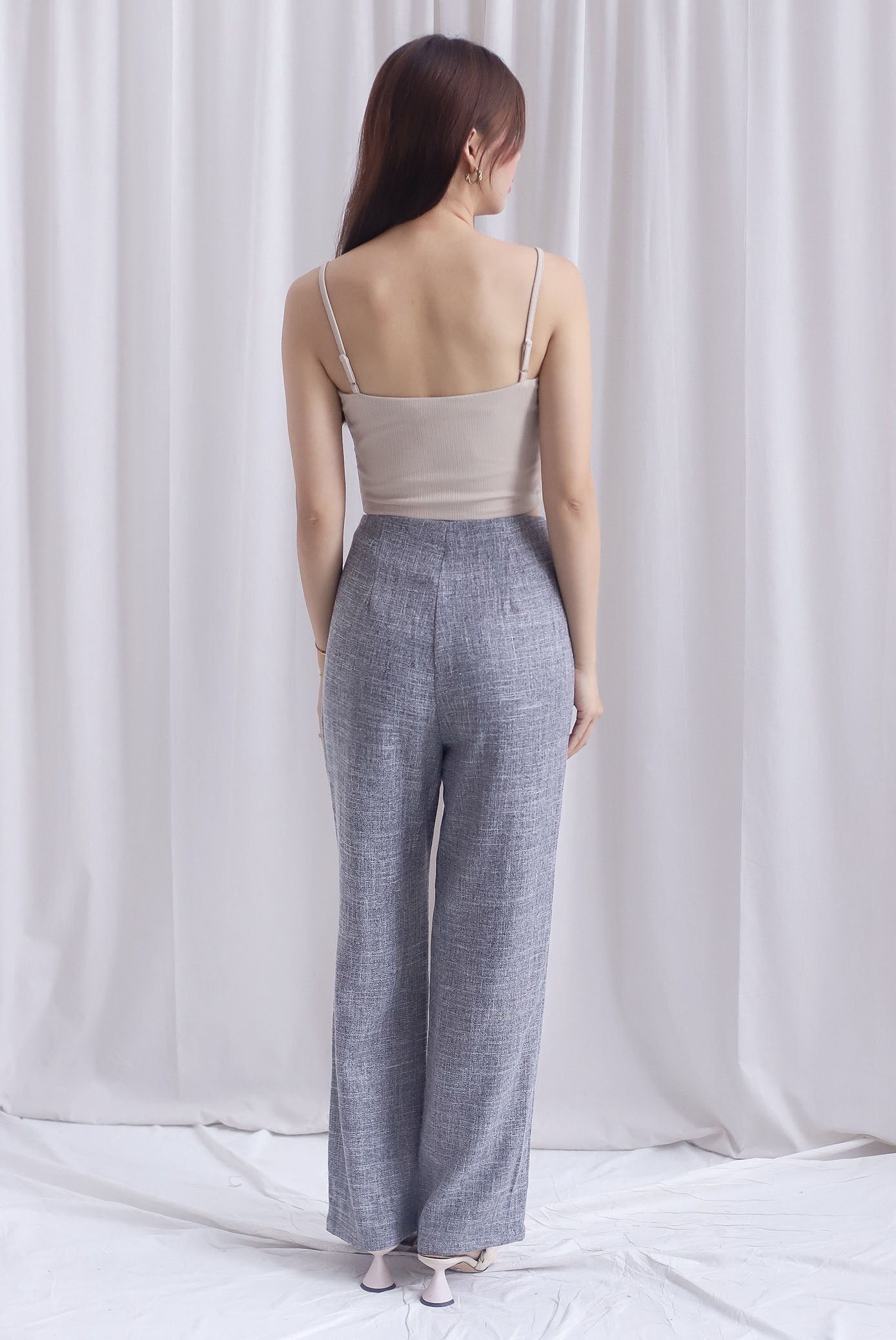 Steffi Tweed Pants In Black