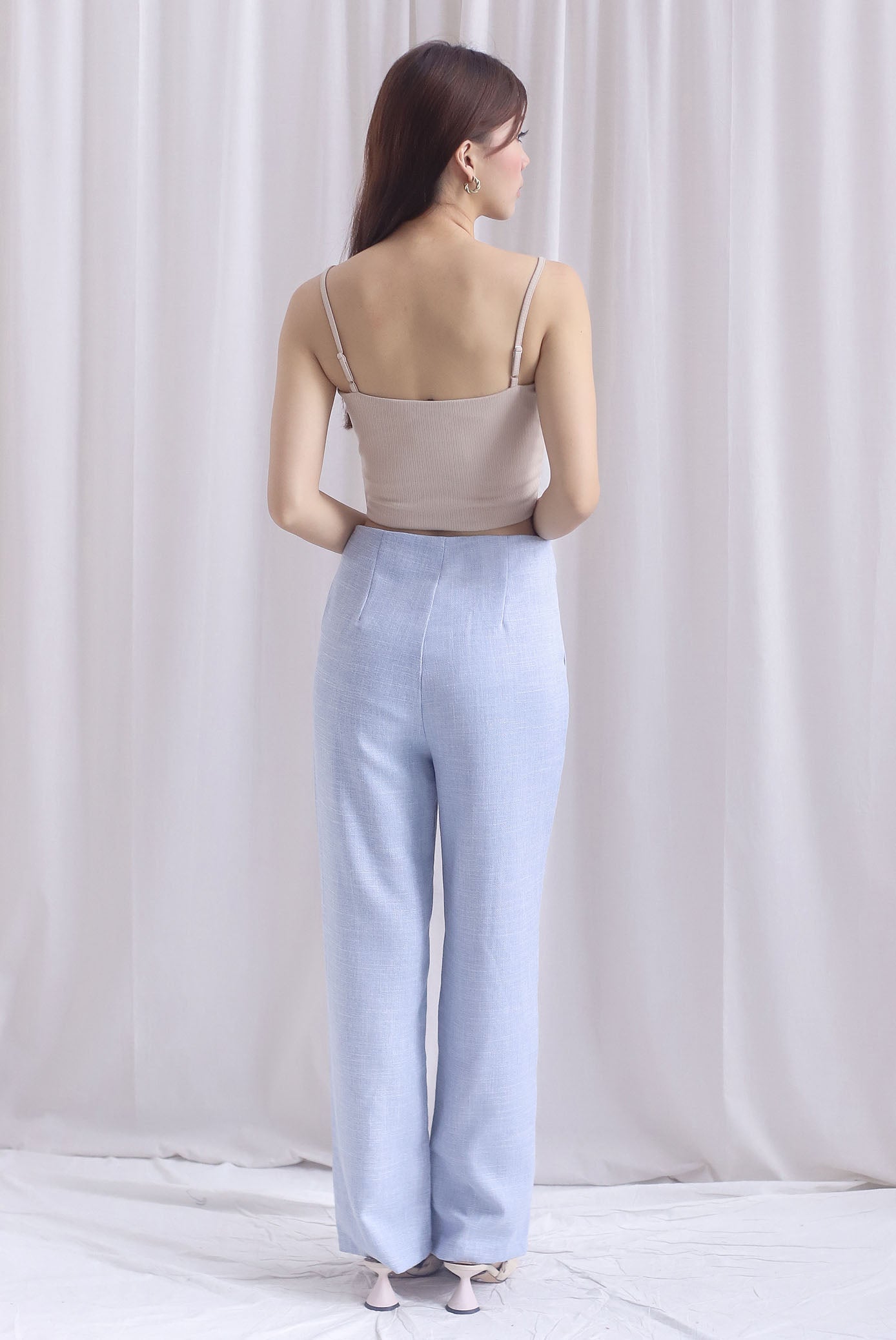 Steffi Tweed Pants In Blue