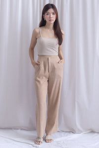 Steffi Tweed Pants In Ecru