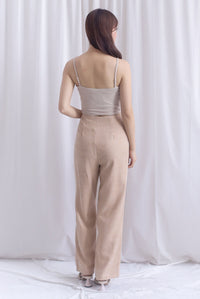 Steffi Tweed Pants In Ecru