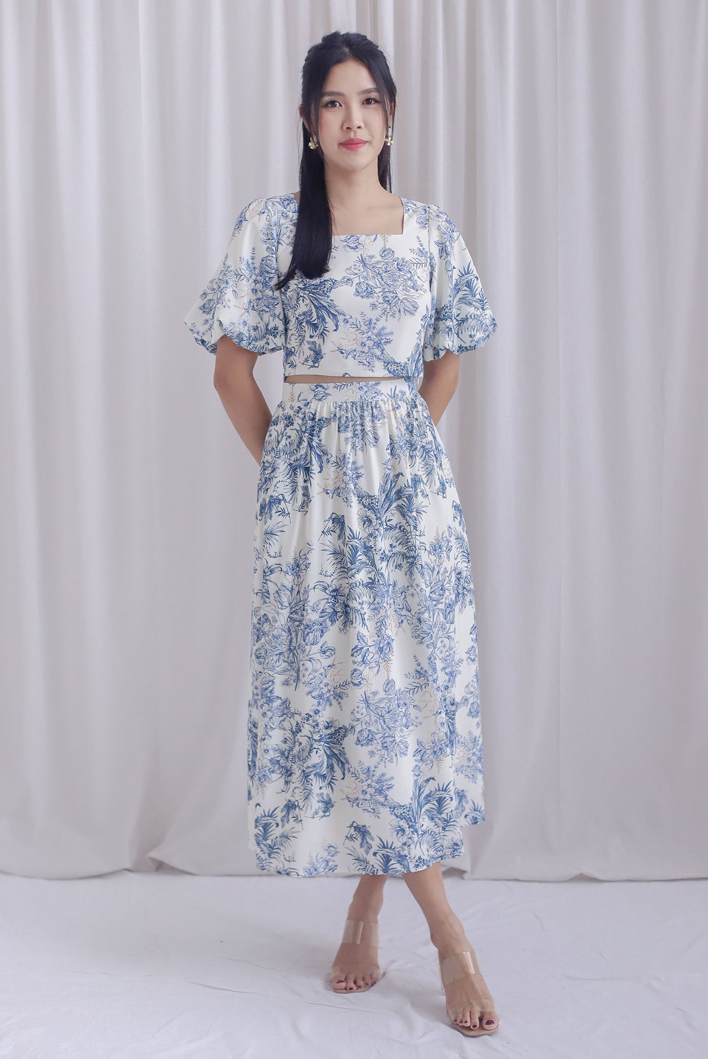 TDC Eden Chinoiserie Maxi Skirt