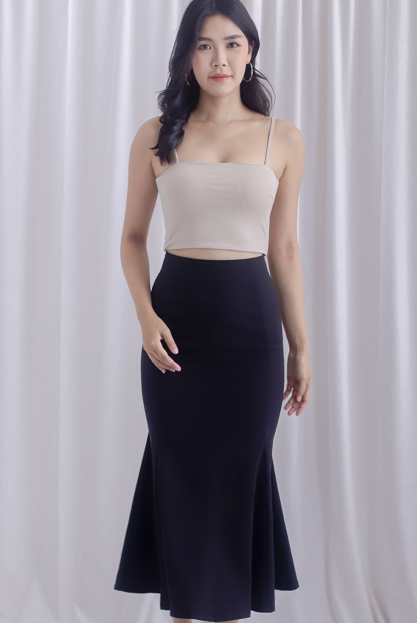 TDC Kynnedi Mermaid Skirt In Black – The Design Closets