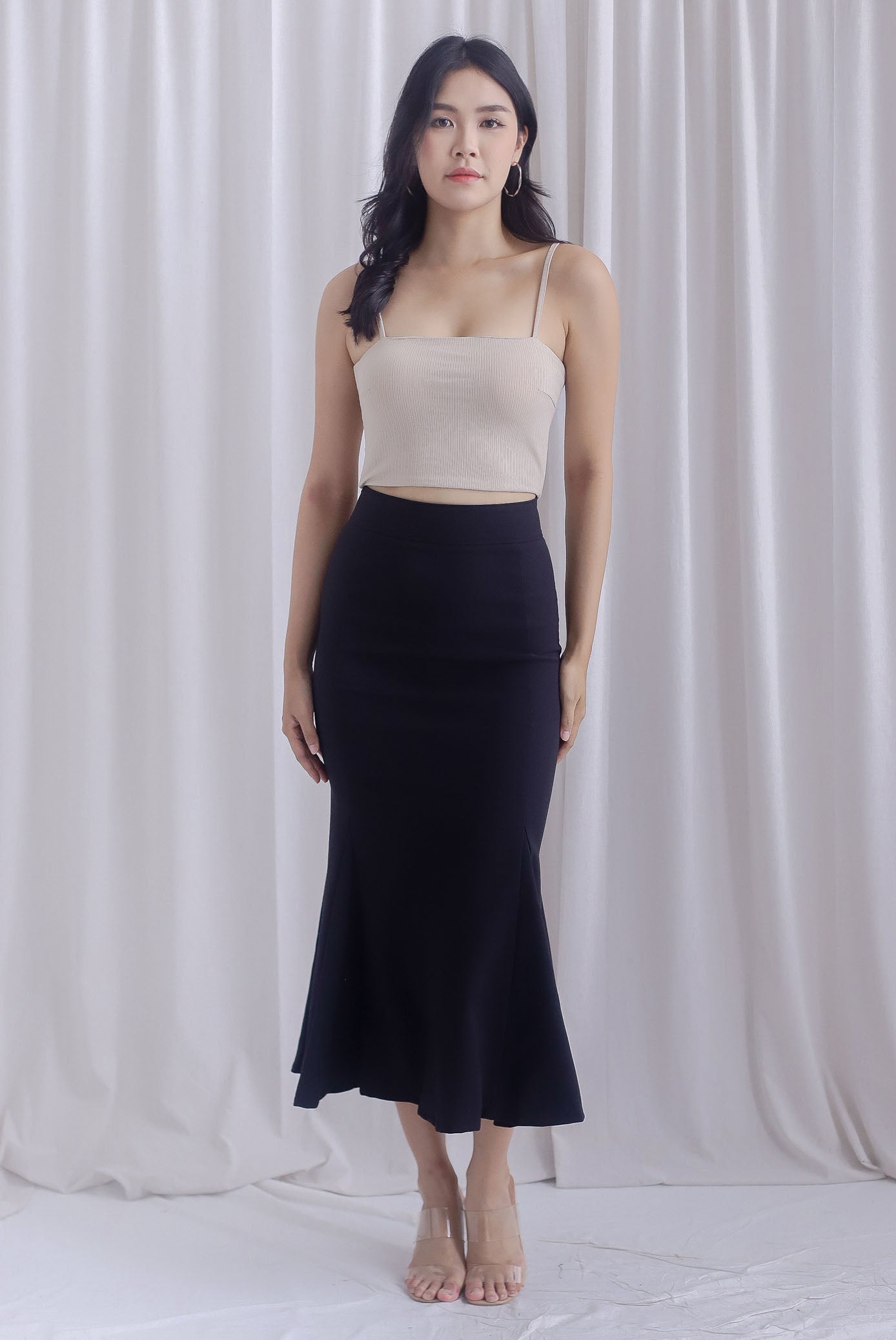 TDC Kynnedi Mermaid Skirt In Black – The Design Closets