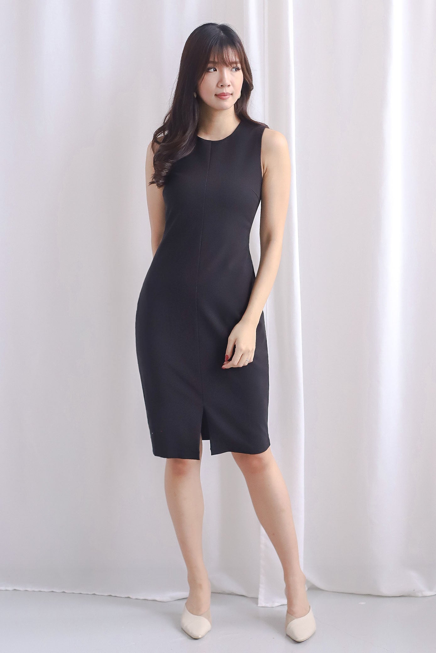 Simple black work on sale dress