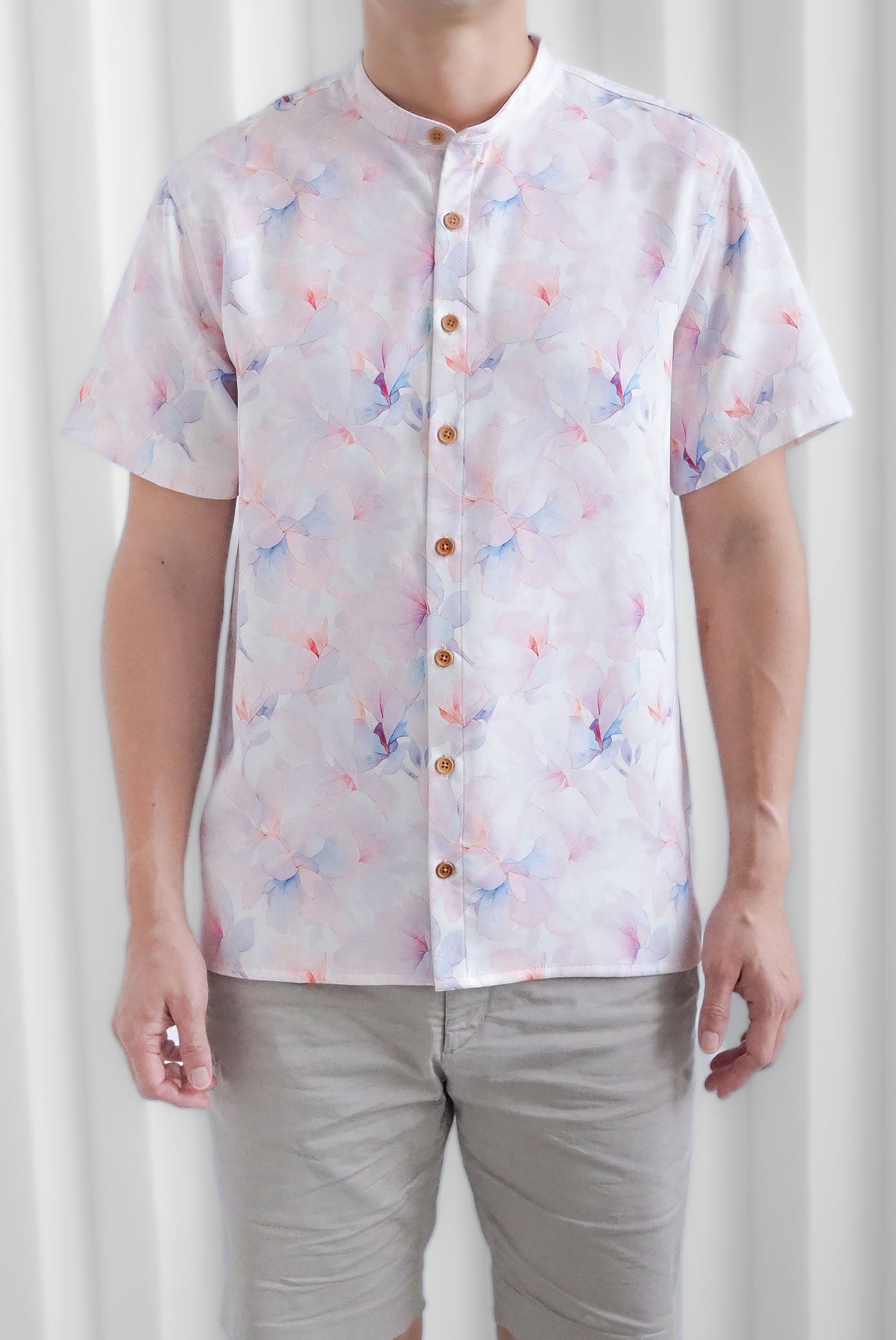 TDC Nordin Men Shirt In Misty Rose