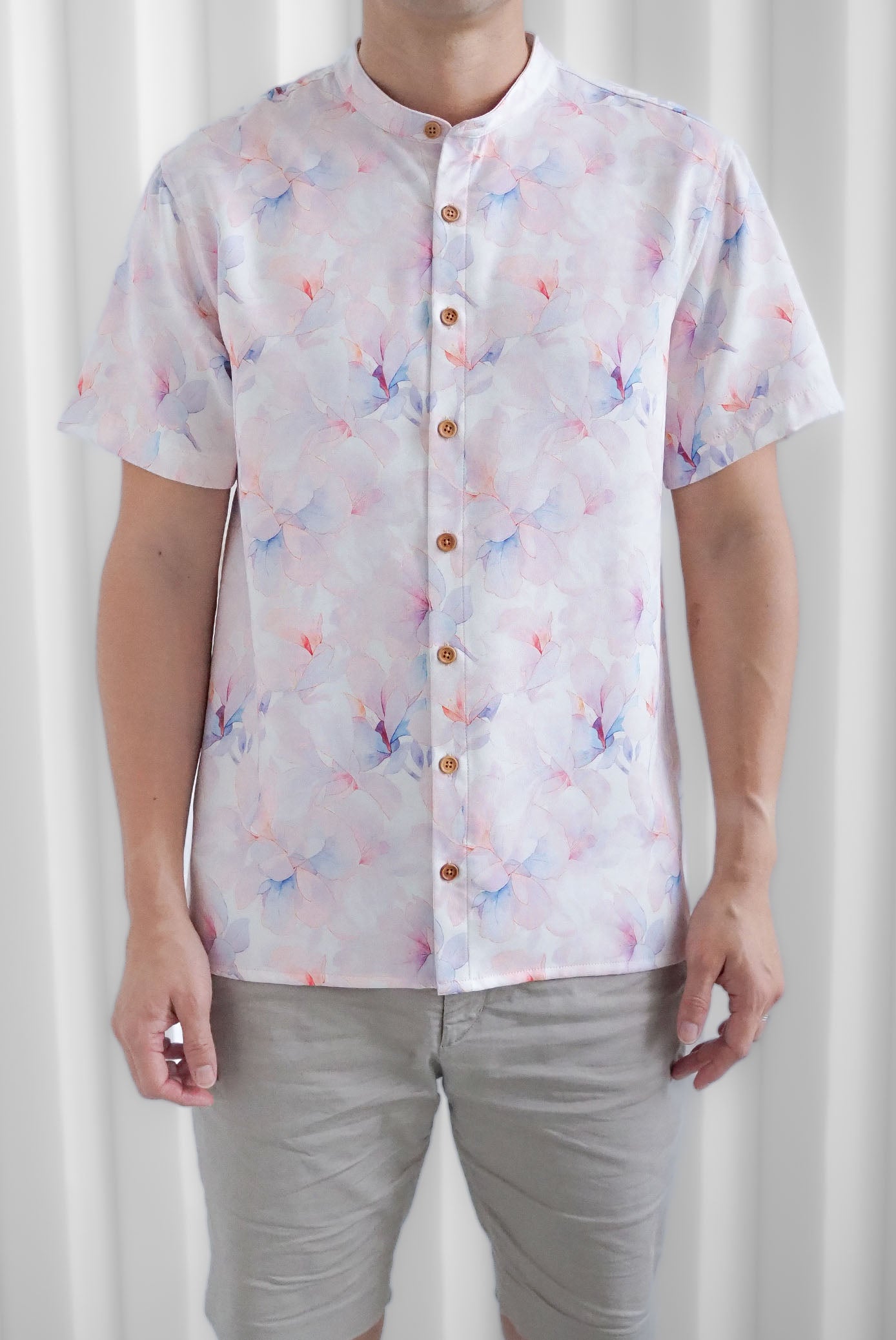 TDC Nordin Men Shirt In Misty Rose