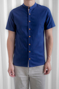TDC Nordin Men Shirt In Navy/Misty Rose