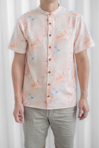 TDC Nordin Men Shirt In Orange Pale