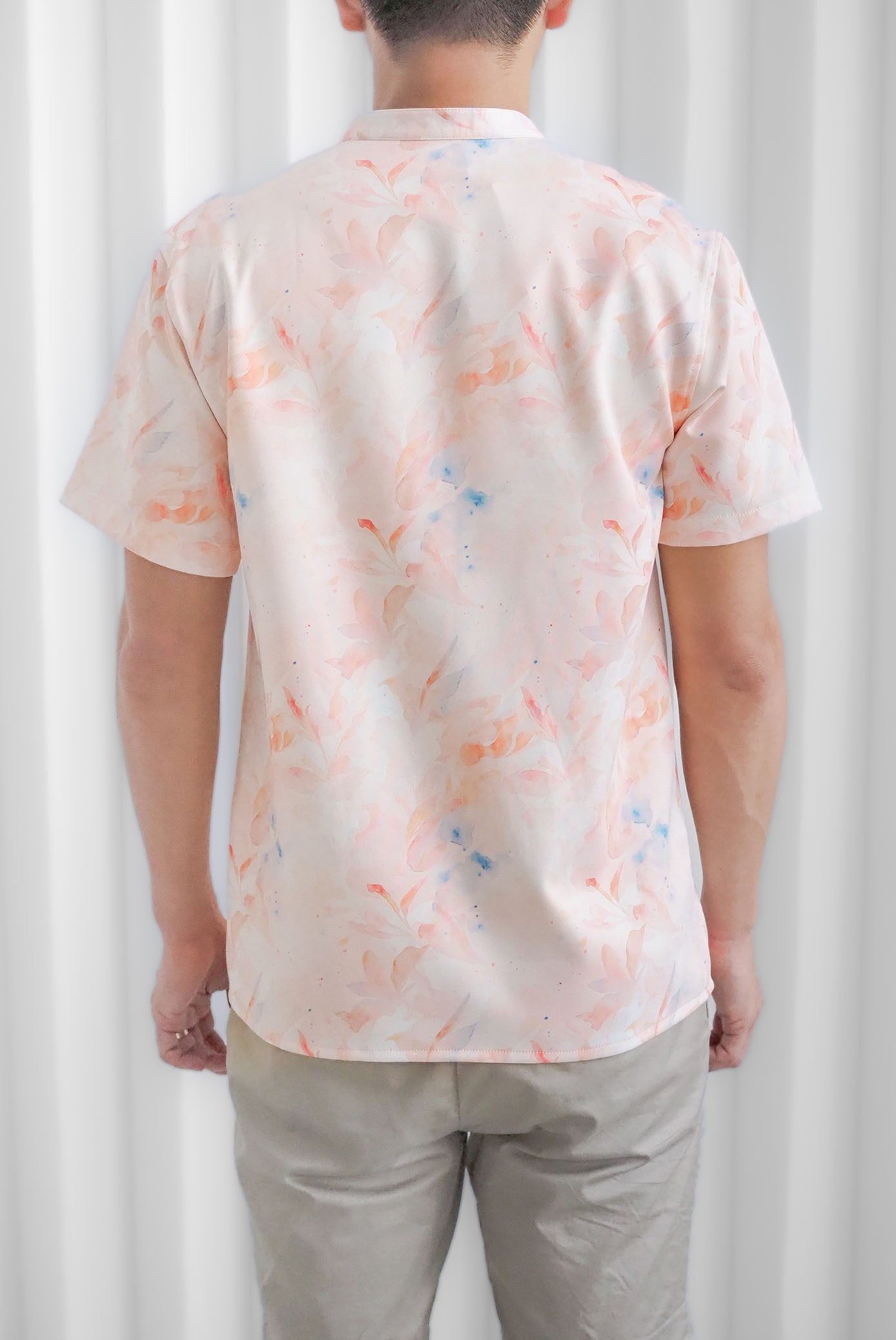 TDC Nordin Men Shirt In Orange Pale