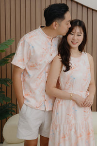 TDC Nordin Men Shirt In Orange Pale