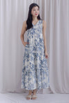 *Backorder* TDC Scottie Chinoiserie Two Ways Tiered Maxi Dress