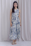 *Backorder* TDC Scottie Chinoiserie Two Ways Tiered Maxi Dress