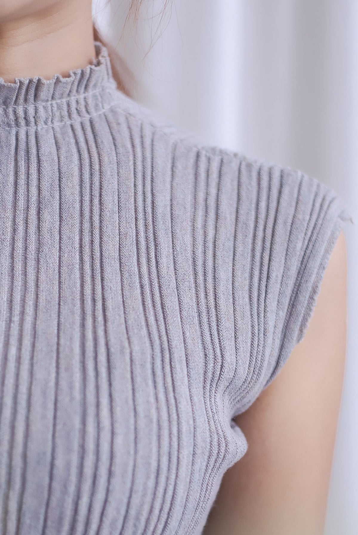 Victoria Weave Belt 3 Pcs Knit Set In Taupe