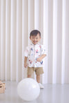 *Kids* TDC Collin Boy Mandarin Collar Shirt In White