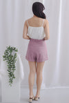 Darby Cuff Shorts In Blush