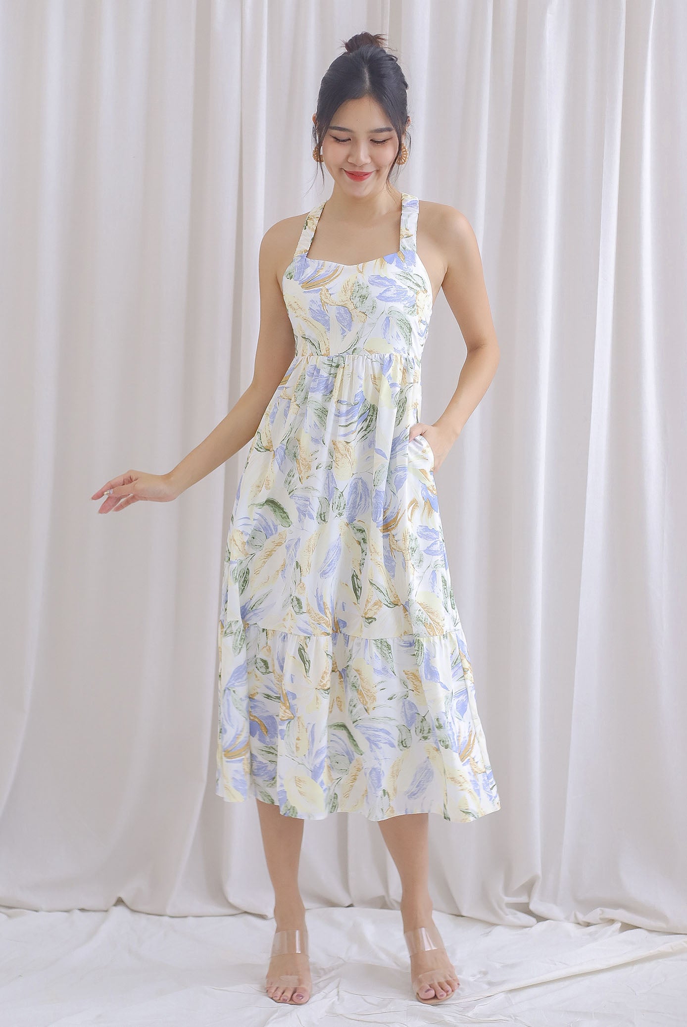 Hollie floral hot sale maxi dress