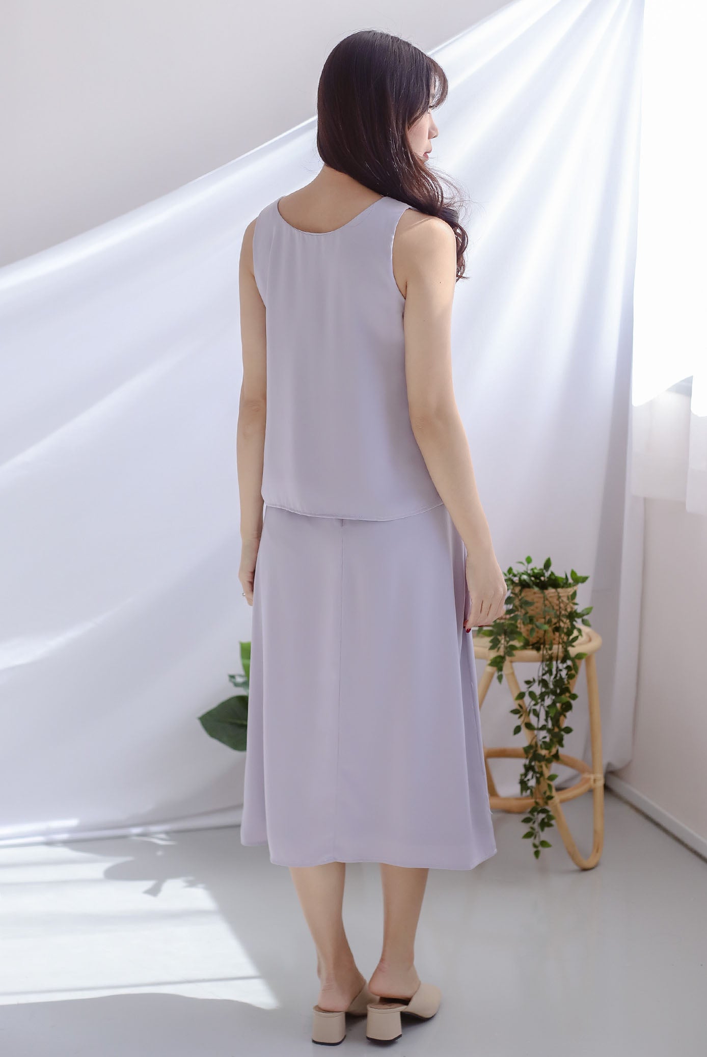 Josefin A Line Skirt In Lilac
