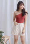 Owena Denim Shorts In Oats