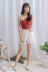 Owena Denim Shorts In Oats
