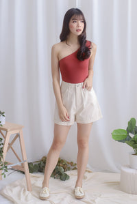 Owena Denim Shorts In Oats