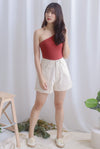 Owena Denim Shorts In Oats