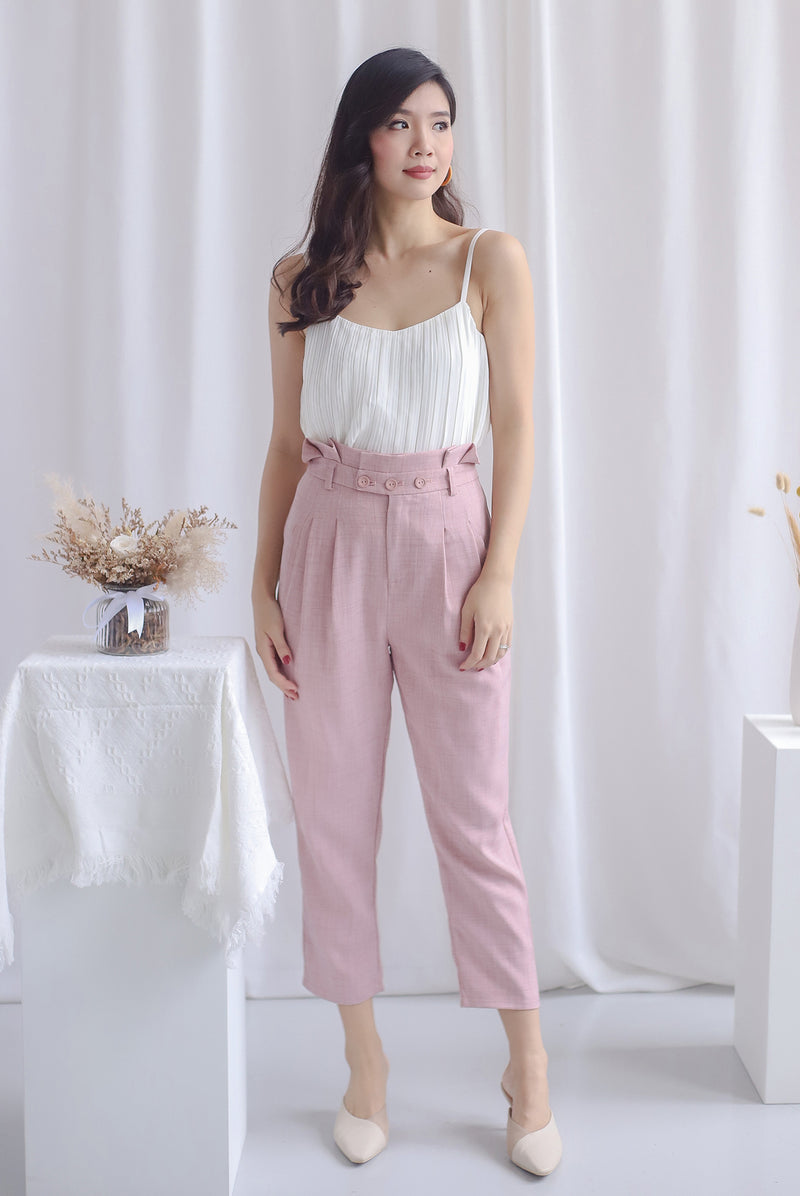 *Premium* Maerin Tapered Pants In Blush