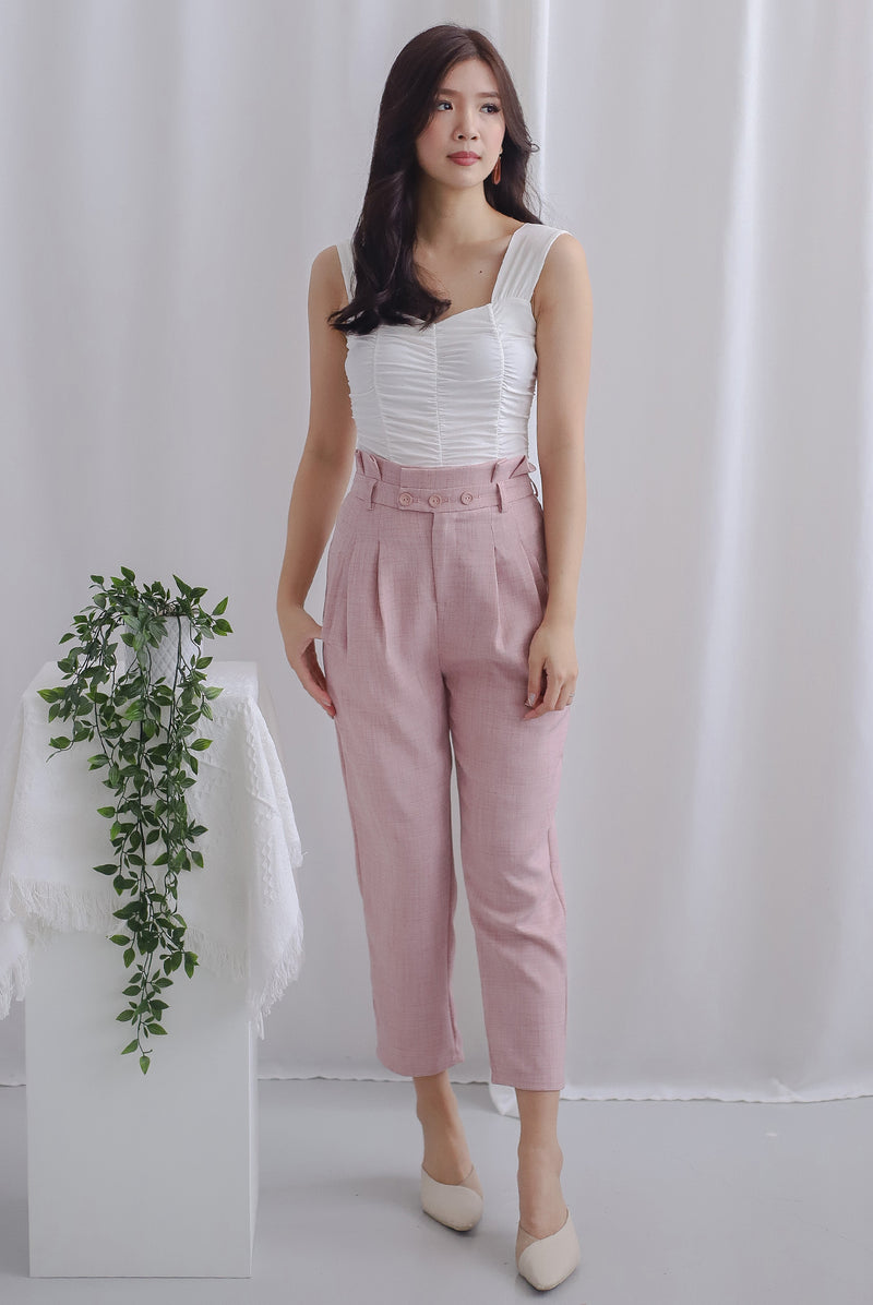 *Premium* Maerin Tapered Pants In Blush