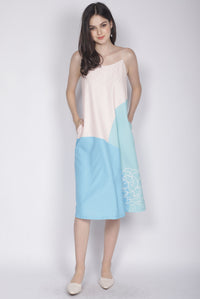Reunion Spag Tent Dress In Blue