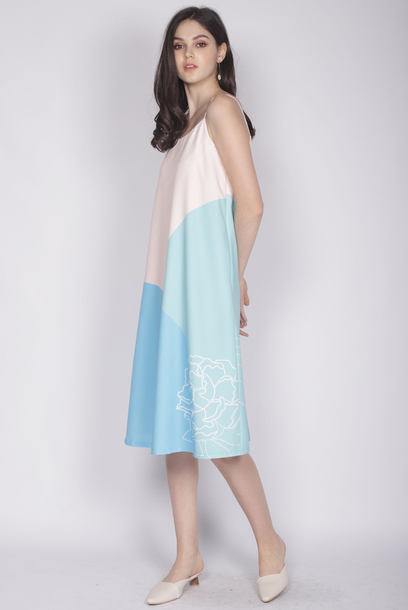 Reunion Spag Tent Dress In Blue