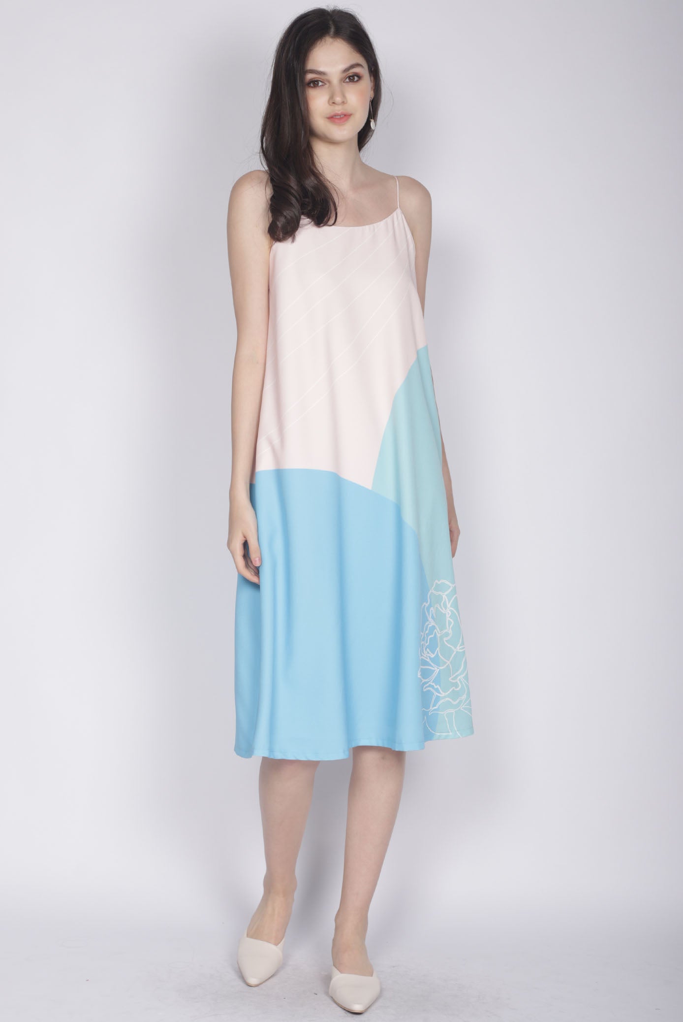 Reunion Spag Tent Dress In Blue