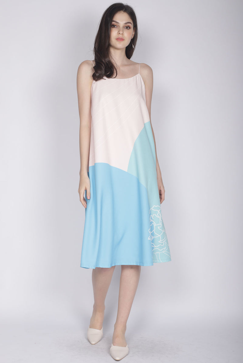 Reunion Spag Tent Dress In Blue