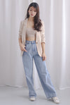 Rochelle Straight Cut Denim Jeans In Light Wash