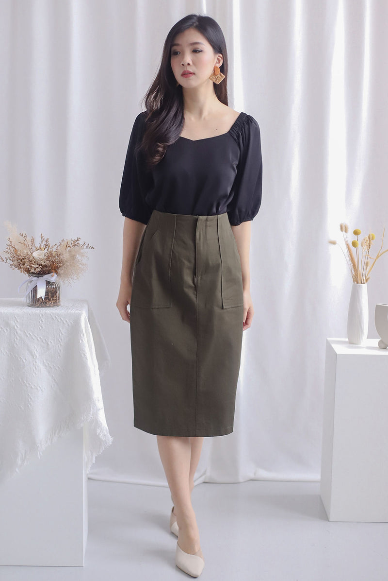 Sawyer Utility Skirt In Olive