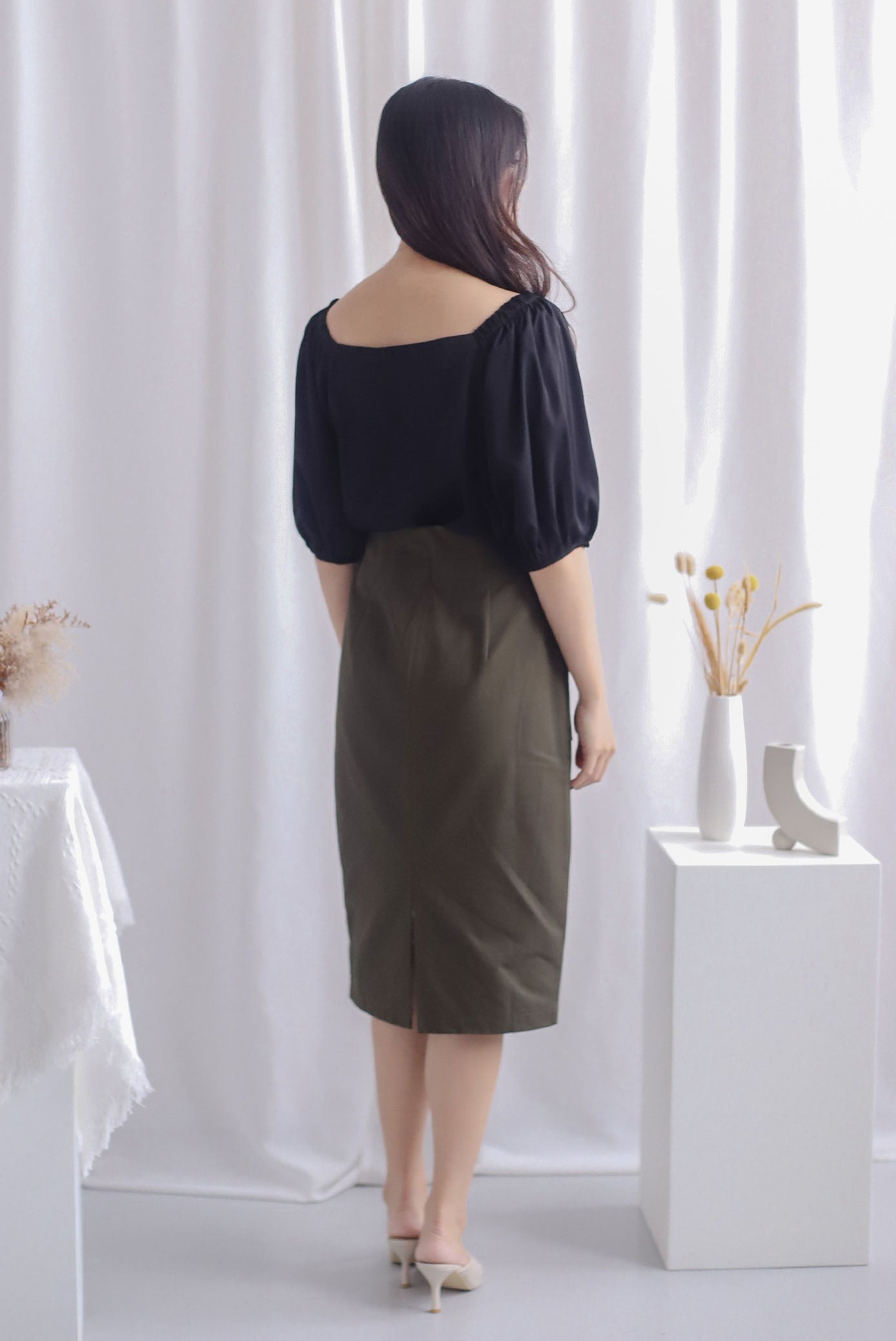 Sawyer Utility Skirt In Olive