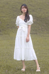 TDC Eureka Multiway Puffy Sleeve Dress In White
