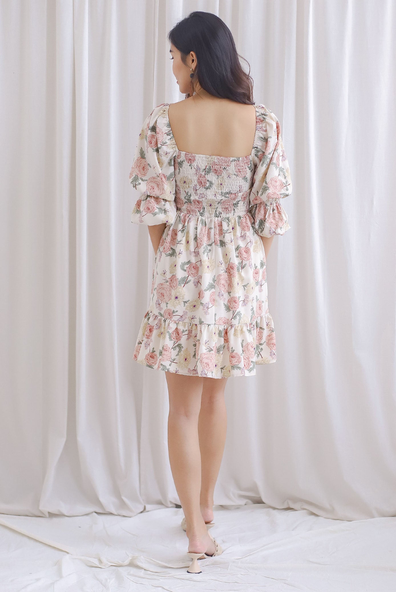 Floral 2025 puffy dress